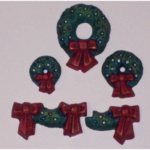 Plaster Molds - Holiday Wreaths & Garlands